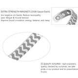 Wave Pattern Magnetic Women Bangles Unisex Jewelry Gift