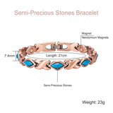 Women Copper Plating Magnetic Bangle Bracelet