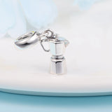 925 Silver Espresso Charm for Moments Bracelets