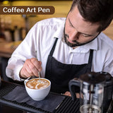 Espresso Distribution Tools WDT Coffee Stirrer Tool With Coffee Art Carving Pen