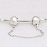 S925 Silver Safety Chain For Essence Bracelet Bangle