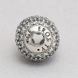 S925 Silver GENEROSITY Charm Clear CZ For Essence Bracelet