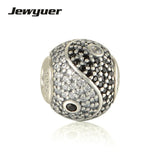 Essence Small Bead BALANCE Charms Sterling Silver Fit Bracelet DIY