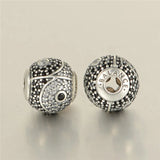 Essence Small Bead BALANCE Charms Sterling Silver Fit Bracelet DIY