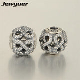 Essence Small Bead DEDICATION Charms Sterling Silver Fit 925 Bracelet DIY ST119