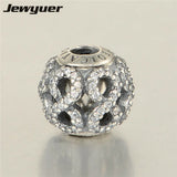 Essence Small Bead DEDICATION Charms Sterling Silver Fit 925 Bracelet DIY ST119