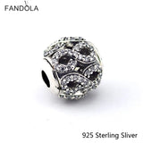 925 Silver Small Beads Bracelet Charms