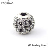 925 Silver Small Beads Bracelet Charms