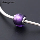 925 Silver Faith Charms Small Hole Beads for THIN Bracelets DIY