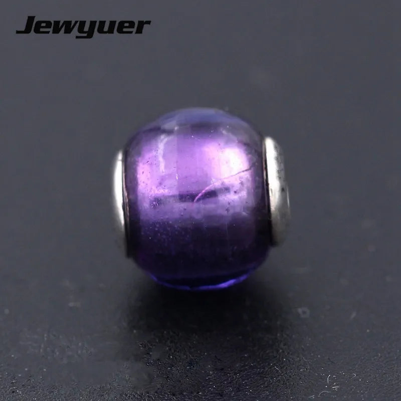 925 Silver Faith Charms Small Hole Beads for THIN Bracelets DIY