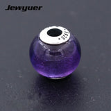 925 Silver Faith Charms Small Hole Beads for THIN Bracelets DIY