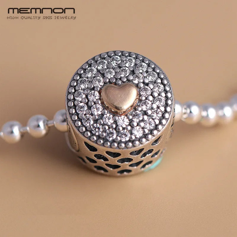 925 Silver Essence Beads Charms for THIN Bracelets DIY Jewelry