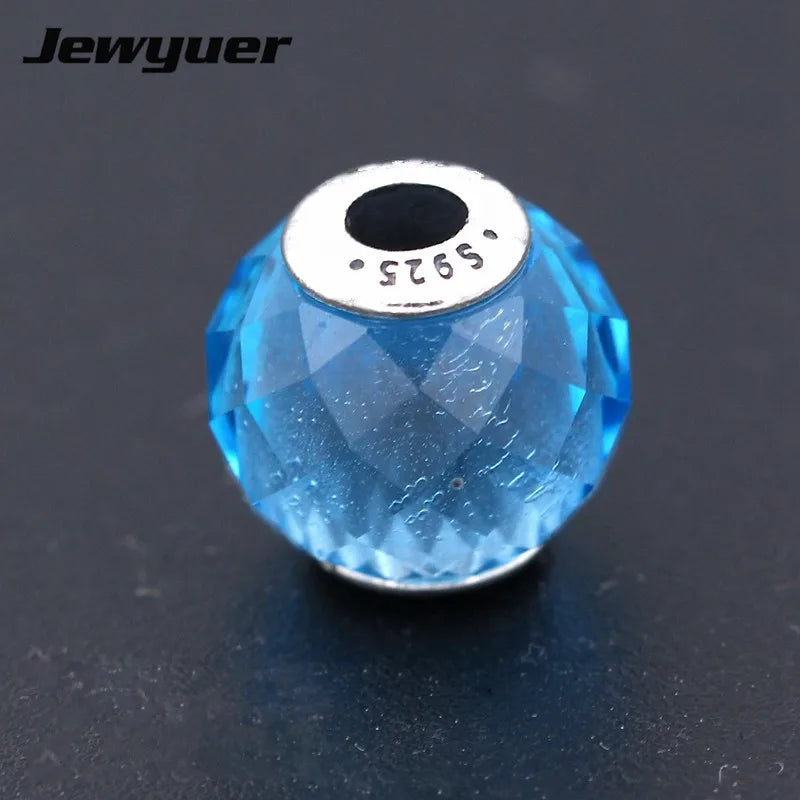 925 Silver Friendship Charms Beads for Thin Bracelets DIY