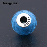 925 Silver Friendship Charms Beads for Thin Bracelets DIY