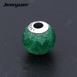 925 Silver Small Hole Beads Prosperity Charms for Thin Bracelets DIY Jewelry