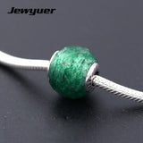 925 Silver Small Hole Beads Prosperity Charms for Thin Bracelets DIY Jewelry
