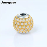 Hope Charm Sterling Silver Bead for Thin Bracelet DIY