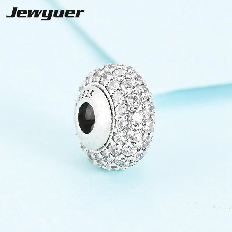 925 Silver Essence Bead Charms for Thin Bracelets DIY Jewelry