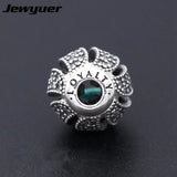 925 Silver Sterling Charms Loyalty Beads Fit Thin Bracelets DIY Jewelry