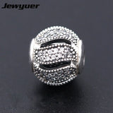 925 Silver Sterling Charms Loyalty Beads Fit Thin Bracelets DIY Jewelry