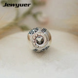 Essence Cancer Beads 925 Silver Charm for Bracelets Necklaces ST169