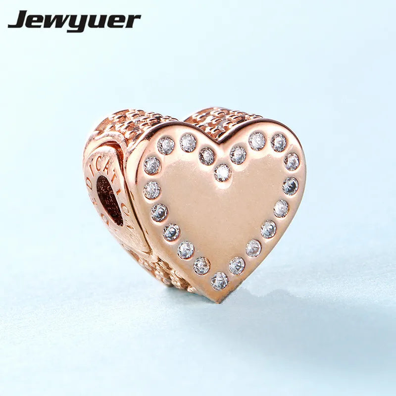 Dedication Small Beads Rose Fit 925 Sterling Silver Bracelet DIY
