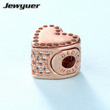 Dedication Small Beads Rose Fit 925 Sterling Silver Bracelet DIY