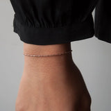 Essential Beaded Tennis Bracelet in Rose Gold