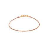 Essential Beaded Tennis Bracelet in Rose Gold