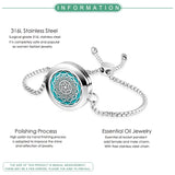 Aromatherapy Bracelet Stainless Steel Locket