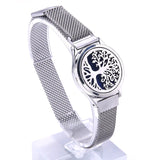 Aromatherapy Diffuser Bracelet Watchband - Stainless Steel Adjustable Bracelet