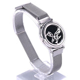 Aromatherapy Diffuser Bracelet Watchband - Stainless Steel Adjustable Bracelet