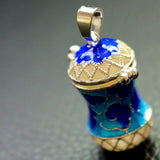 Essential Oil Diffuser Pendant Perfume Cage Locket Hollow Out Enamel Bottle