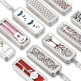 Aromatherapy Necklace Perfume Pendant Stainless Diffuser