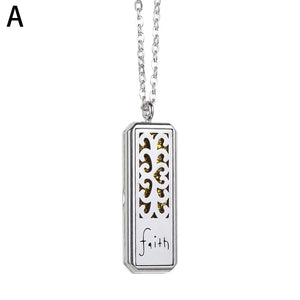 Aromatherapy Necklace Perfume Pendant Stainless Diffuser