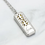 Aromatherapy Necklace Perfume Pendant Stainless Diffuser