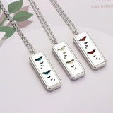 Aromatherapy Necklace Perfume Pendant Stainless Diffuser