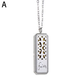 Aromatherapy Necklace Perfume Pendant Stainless Diffuser