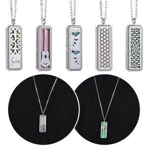 Aromatherapy Necklace Perfume Pendant Stainless Diffuser
