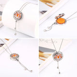Stainless Steel Aromatherapy Diffuser Locket Necklace