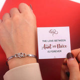 Eternal Heart Bracelet 8 Number Pendant Charm Couple Bracelets for Lover