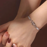 Eternal Heart Bracelet 8 Number Pendant Charm Couple Bracelets for Lover
