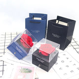 Eternal Rose Flower Jewelry Storage Box Wedding Christmas Valentines