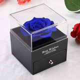 Eternal Rose Flower Jewelry Storage Box Wedding
