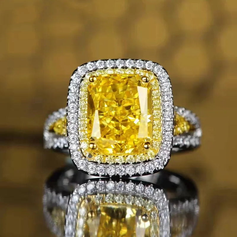 Eternal Silver Ring with Zircon Stone Wedding Engagement Rings