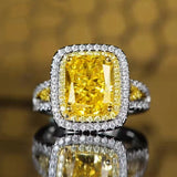 Eternal Silver Ring with Zircon Stone Wedding Engagement Rings