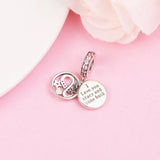 Eternity Mom Dangle Charms Beads for Bracelets DIY Jewelry Making
