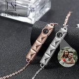 EthShine 925 Silver Photo Bracelet Heart Pendant Memorial Gift