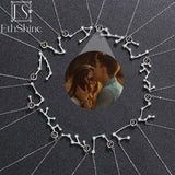 EthShine Xmas Projection Necklace S925 Zodiac Shaped Gift