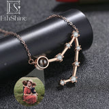 EthShine Xmas Projection Necklace S925 Zodiac Shaped Gift